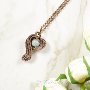 Blue Flame Wire Weaved