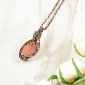 Pink Jade Wire weave