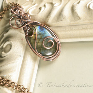 Labradorite swirls