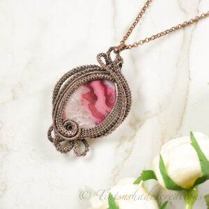 Pink Agate Flower