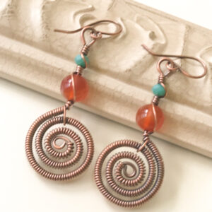 Carnelian spiral
