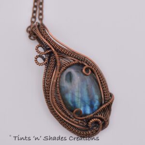 Blue Labradorite Heady Necklace