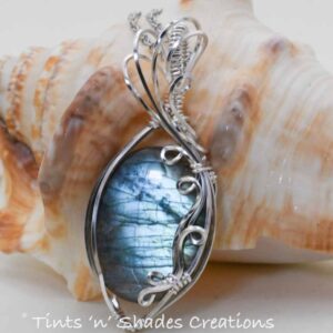 Blue Flash Labradorite Necklace