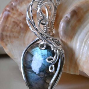 Blue Flash Labradorite Necklace